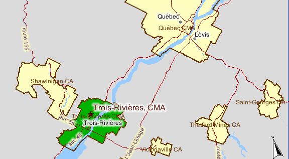 Canada Metro Areas - Quebec